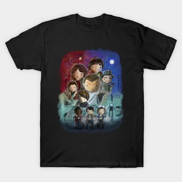 Stranger things T-Shirt by makygassin